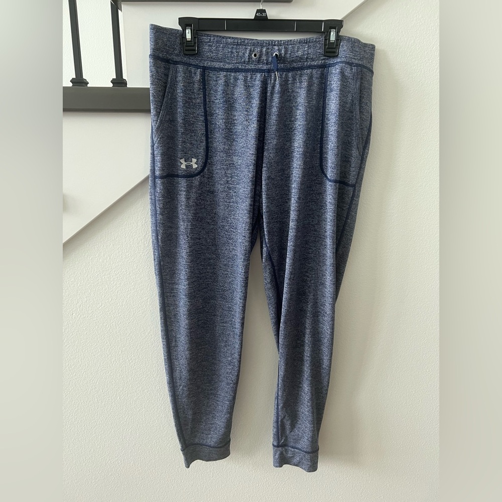 Blue Heathered Under Armour Joggers